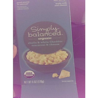Organic Macaroni & Cheese, Shells & White Cheddar