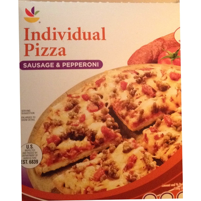 Individual Pizza, Sausage & Pepperoni
