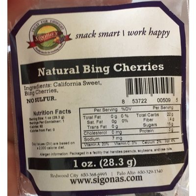 Natural Bing Cherries