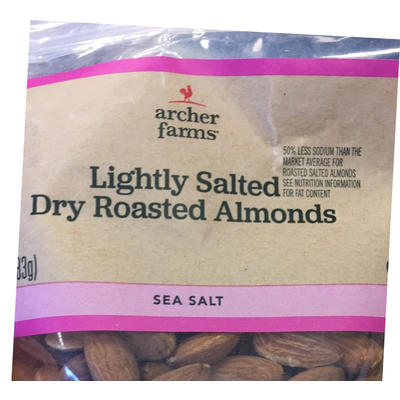 Dry Roasted Almonds, Sea Salt, Lightly Salted
