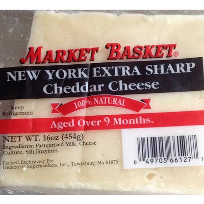 Cheese, New York Extra Sharp Cheddar