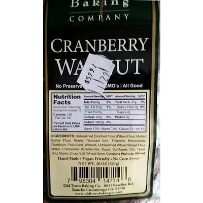 Cranberry Walnut