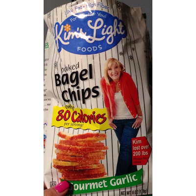Baked Bagel Chips, Gourmet Garlic