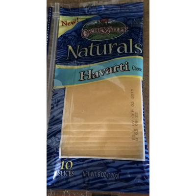 Naturals Cheese Slices, Havarti