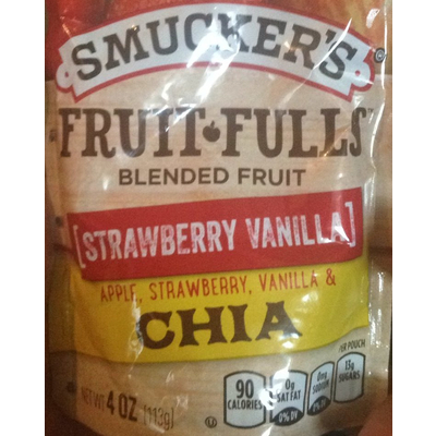 Fruit Fulls Blended Fruit, Strawberry Vanilla Chia