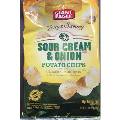 Potato Chips, Sour Cream & Onion