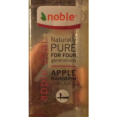 Apple Mandarin Chai Juice