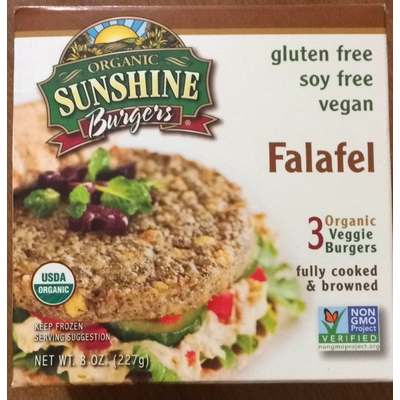 Organic Veggie Burgers, Falafel