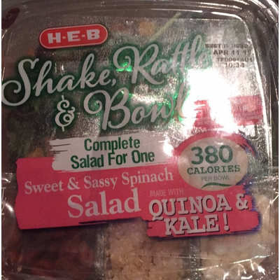 Spinach Salad, Quinoa & Kale