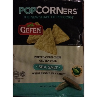 Gluten Free Popped Corn Chips, Sea Salt