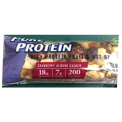 High Protein Fruit & Nut Bar, Cranberry Almond Cashew