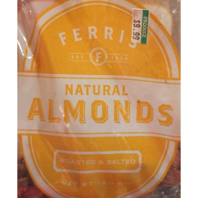 Natural Almonds, Roasted & Salted