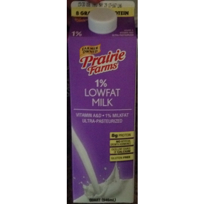 Milk, 1% Lowfat