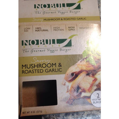 Gourmet Veggie Burger, Savory Mushroom & Roasted Garlic