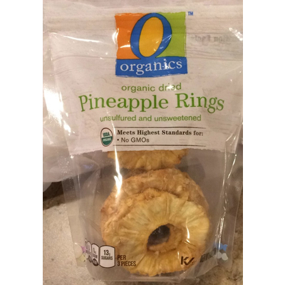 Organic Dried, Pineapple Rings
