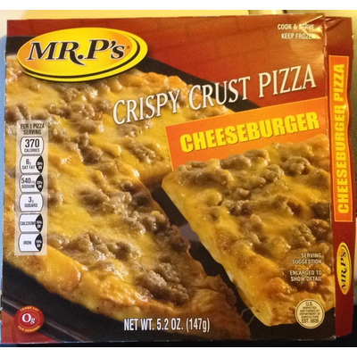 Crispy Crust Pizza, Cheeseburger