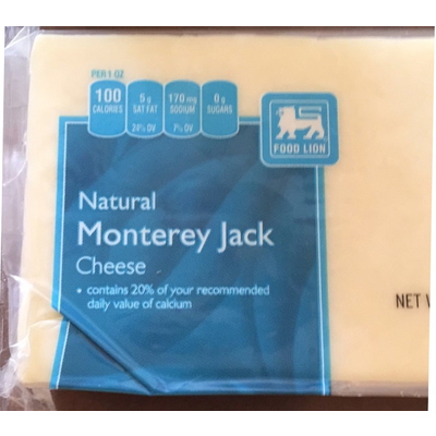 Natural Monterey Jack Cheese