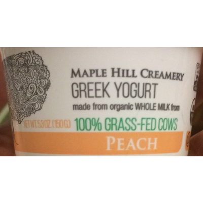 Peach Greek Yogurt