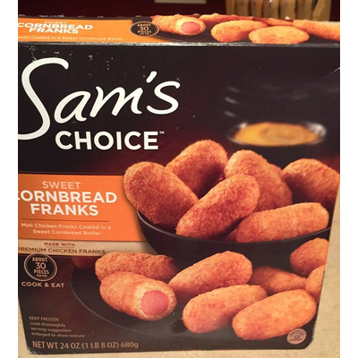 Sweet Cornbread Franks, Premium Chicken Franks