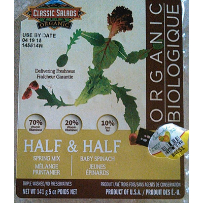 Half & Half, Spring Mix Baby Spinach