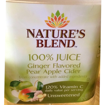 Pear Apple Cider, Ginger