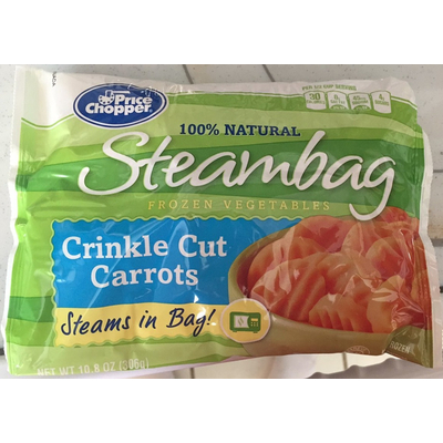 Steambag, Crinkle Cut Carrots