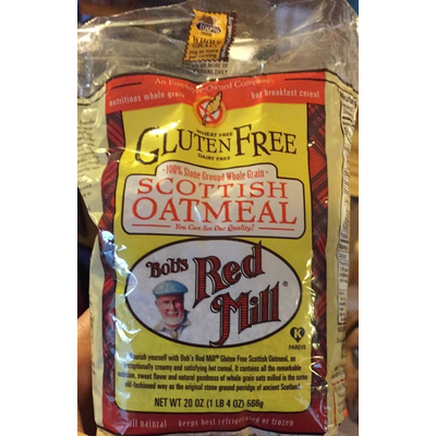 Wheat/Gluten/Dairy Free 100% Stone Ground Whole Grain Scottish Oatmeal,