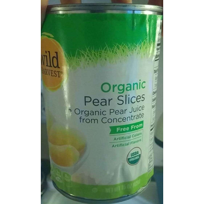 Organic Pear Slices in Organic Pear Juice