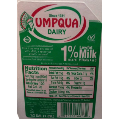 Dairy Lowfat Milk