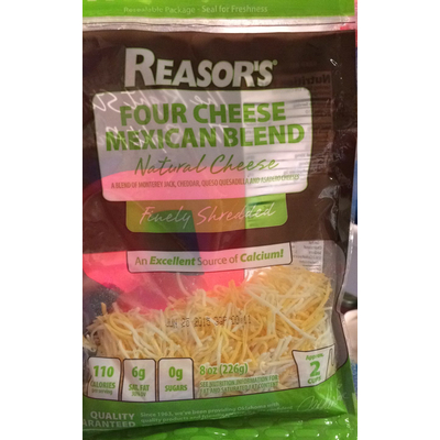 Finely Shredded Four Cheese Mexican Blend