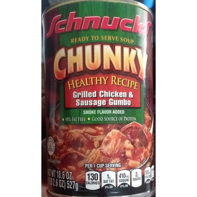 Chunky Soup, Grilled Chicken & Sausage Gumbo
