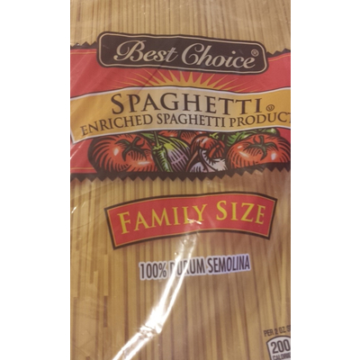 Spaghetti, Family Size