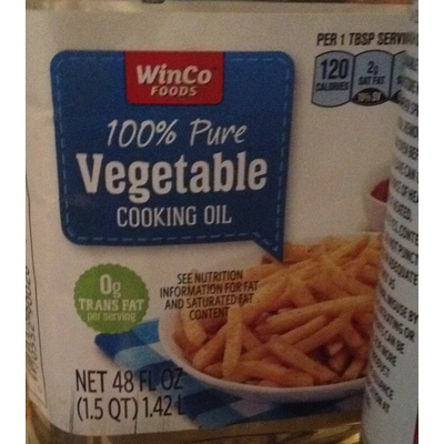 Cooking Oil, Vegetable