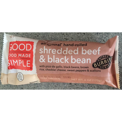 Burrito, Shredded Beef & Black Bean