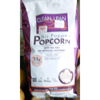 Air Popped Popcorn, with Sea Salt