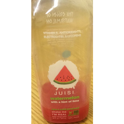 Raw & Cold-Pressed Juice, Watermelon with a Hint of Lime