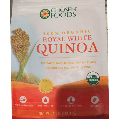 100% Organic Royal White Quinoa