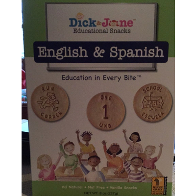 Educational Snacks, English & Spanish