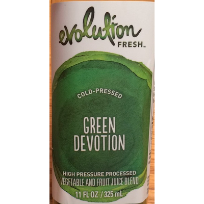 Vegetable and Fruit Juice Blend, Green Devotion