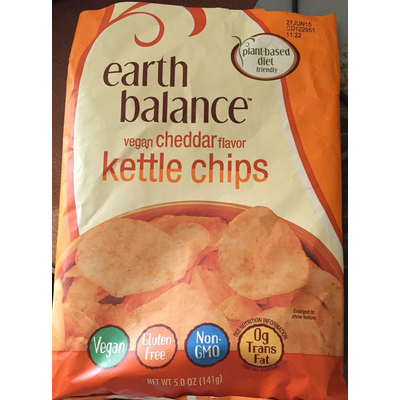 Kettle Chips, Vegan Cheddar