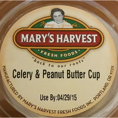 Celery & Peanut Butter Cup