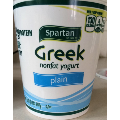 Greek Nonfat Yogurt, Plain