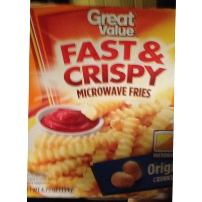 Fast & Crispy Microwave Fries, Original Crinkle Cut