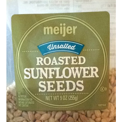 Unsalted Roasted Sunflower Seeds