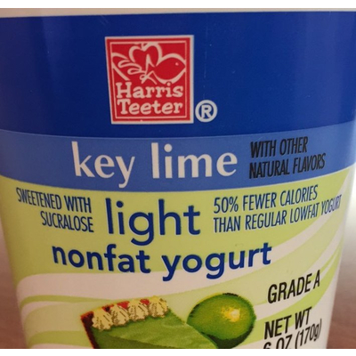 Light Nonfat Yogurt, Key Lime