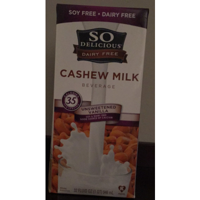 Cashew Milk Beverage, Unsweetened Vanilla