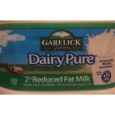 2% Reduced Fat Milk