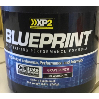 Blueprint Pre-Training Performance Formula Dietary Supplement, Grape Punch