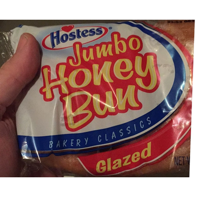 Jumbo Honey Bun, Glazed