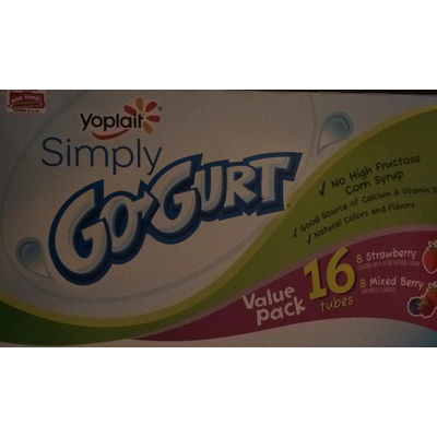 Simply GoGurt Yogurt